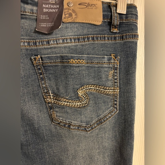 Silver Jeans Dark Blue Denim Pants (Boys) NWT - Picture 9 of 9